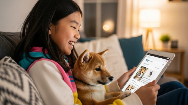 ペットホテルで快適に過ごすワンちゃん